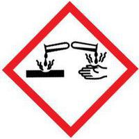 Corrosive Symbol Adhesive Stickers - Safety & Hazard Identify Labels