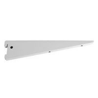Aspect Twin Slot Bracket - 220mm - White for Shelving & Storage