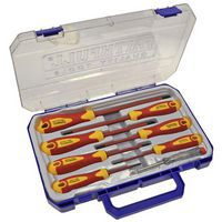 8 Piece VDE Screwdriver Soft Grip Set for Industrial and Home Use