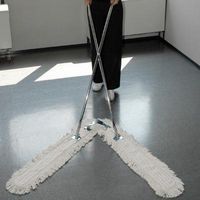 Scissor Sweeper Mop - Large Areas 1m Long Forks - Cleaning Supplies