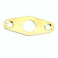 Budget Lock Escutcheon - 51 x 21mm - Polished Brass