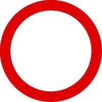 No Vehicles - Class 2 Sign