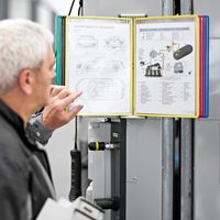 Tarifold A4 Magnetic Wall Unit with 10 Pockets