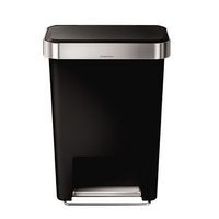 Plastic Rectangular Pedal Bin - 45 L for Waste Management
