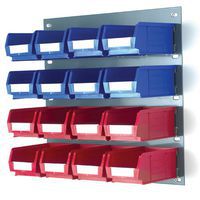 Topstore Louvre Panel Bin Kits for Organization and Storage