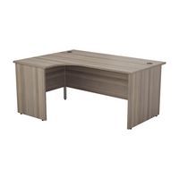 Oxford One Panel Crescent Desk for Office Furniture and Workspace
