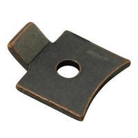 Standard Flat Bookcase Clip - Bronze Plated for Fastening & Support