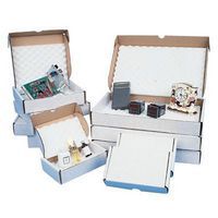 Postal Box Pack - Foam Inserts And Hinged Lid