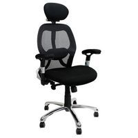 High Back Managers Chair With Headrest - Wheels Or Glides – Cosmic