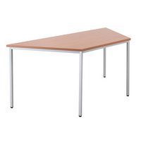 Multipurpose Trapezoidal Table for Office and Event Use