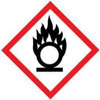 Oxidizing Gases Symbol Adhesive Stickers - Safety & Hazard Labeling