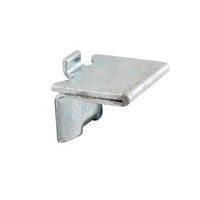 Heavy Duty Raised Bookcase Clip - Bright Zinc Plated - Hardware