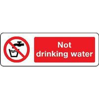Not Drinking Water Sign