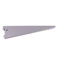 Aspect Twin Slot Bracket - 220mm - Silver for Shelving & Storage