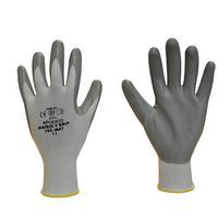 Lightweight Nylon - Nitrile Gloves for Safety and Protection