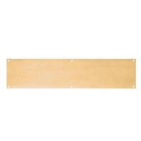 Polished Brass Kick Plate for Door Protection and Safety