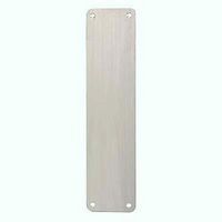 Altro Plain Finger Plate - 375 x 75 x 1.5mm - Satin Stainless