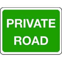 Private Road Sign for Restricting Traffic - Aluminium Plastic & Vinyl