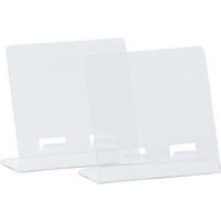 Crystal acrylic tablet holder - Set of 2 - Manutan Expert