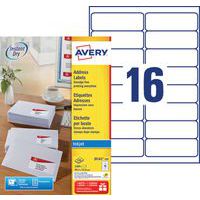 Avery white address label - Ink jet printing - Avery