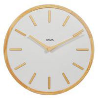 Elegance clock, 30 cm, wood, white - Orium