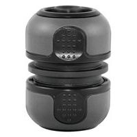 Plastic repair connector for garden hose Ø 15 and 19 mm - Dual-material