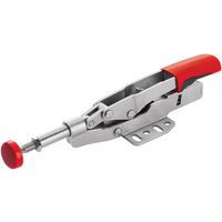 Horizontal toggle clamp with horizontal lever
