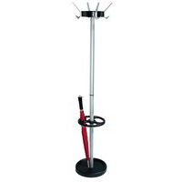 Public coat stand with umbrella stand