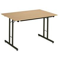 Rectangular folding table - Side base - L 160 cm