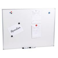 Magnetic Wall Whiteboard - Erasable Enamelled Surface - Manutan Expert