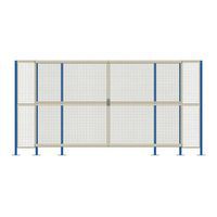 Mesh Machine Guard - Double Sliding Door
