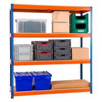 Rapid 1 Standard Duty Shelving with 4 Chipboard Shelves - 1980h 1830w - Offer