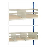 Shelf Divider For Rapid 2 Bays - Grey