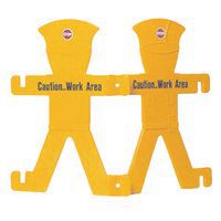 Minders Pedestrian Barrier System With 6 Self Adhesive Signs - Safety