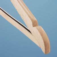 Close Up Wooden Hangers indent Close Up Wooden Hangers indent