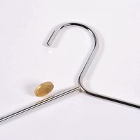 Close up Heavy Duty Chrome Coat Hangers Close up Heavy Duty Chrome Coat Hangers