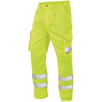 Hi-Vis Cargo Trousers – Water and Stain Resistant Workwear