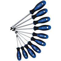 Set of 10 slotted Pozidriv + Phillips screwdrivers - Manutan Expert