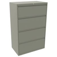 4 Drawer Metal Filing Cabinet - Lockable - Bisley Office Essentials