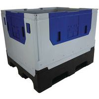 Collapsible Plastic Box Pallet for Secure Storage and Transport