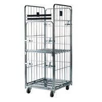 CR roll container - Galvanised steel base - Load capacity 400 kg
