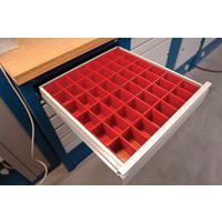 Drawer compartment kit - Plastic - 48 containers