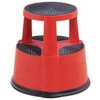 Pro mobile polypropylene stepstool - 2 steps - Novap
