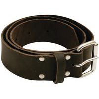 Thick leather belt, 135 cm - Mob