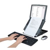 Desq portable computer stand with document holder