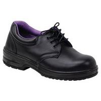 Ladies Safety Shoes in Black 3 Year Guarantee