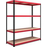 RB Boss 4 Tier 400kg Garage Shelving Storage Solution - 1980x1525mm