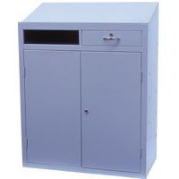 Metal Anti-Bacterial Workstation Cabinet - Single Drawer 1200x915x457mm