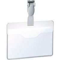 Clear Plastic Visitor Badge/ID Holders for Identification and Security