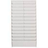 Wall-mounted badge holder with 24 compartments - Paperflow